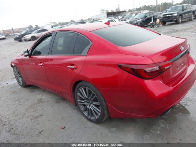 JN1FV7DP5MM850042 Infiniti Q50 Red Sport 400