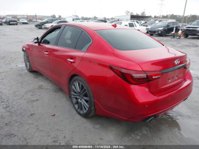 JN1FV7DP5MM850042 Infiniti Q50 Red Sport 400