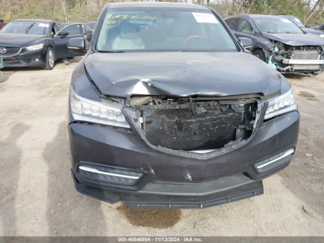 5FRYD3H27GB019508 Acura Mdx Acurawatch Plus Package