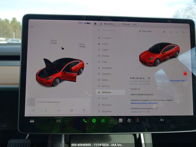 2020 TESLA MODEL 3 5YJ3E1EB7LF497374 Photo 6