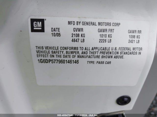 2006 CADILLAC CTS 1G6DP577960146146 Photo 8
