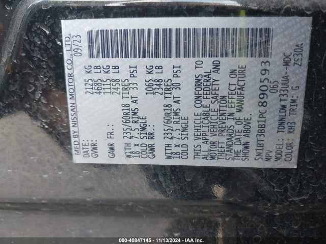 Nissan Rogue Sv Intelligent Awd 2023 5N1BT3BB1PC890593 Image 9