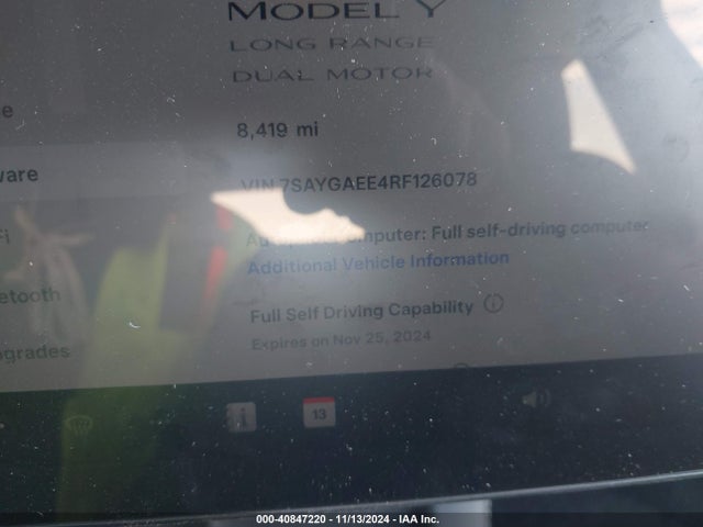 2024 TESLA MODEL Y 7SAYGAEE4RF126078 Photo 6
