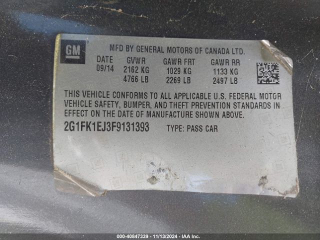 2G1FK1EJ3F9131393 Chevrolet CAMARO 2SS