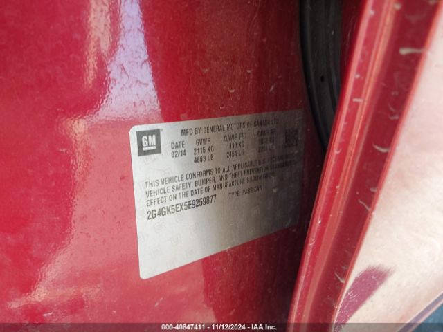 2G4GK5EX5E9259877 Buick Regal Turbo