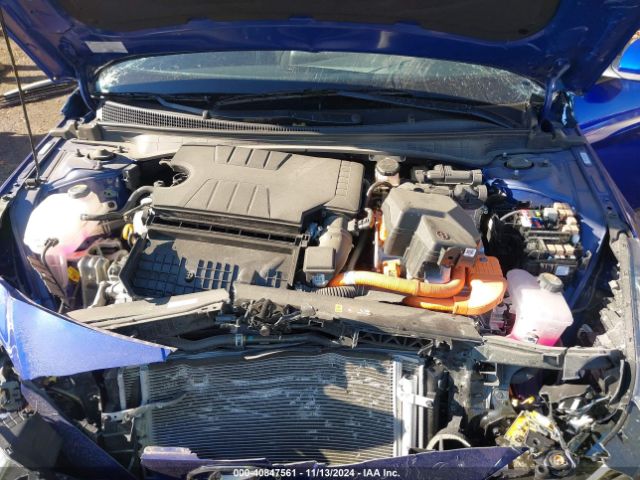 KMHLM4AJ9PU082745 Hyundai Elantra Hybrid Blue