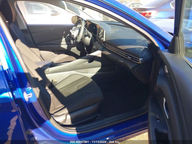 KMHLM4AJ9PU082745 Hyundai Elantra Hybrid Blue