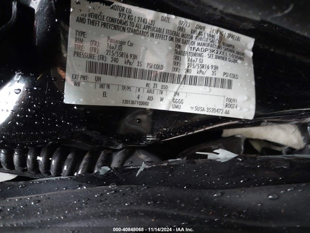 Ford FOCUS SE 2014 1FADP3K2XEL103080 Image 9