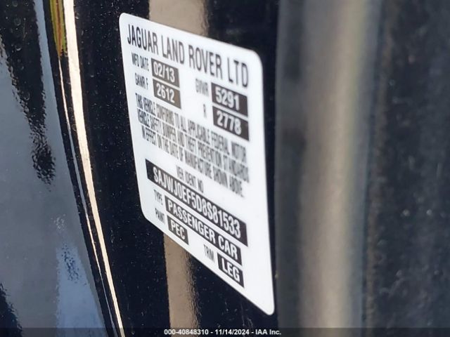 2013 JAGUAR XF SAJWJ0EF5D8S81533 Photo 8