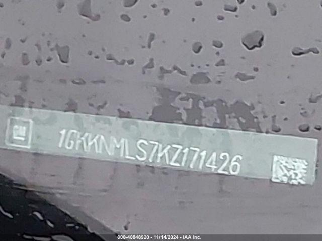 1GKKNMLS7KZ171426 GMC Acadia Slt-1