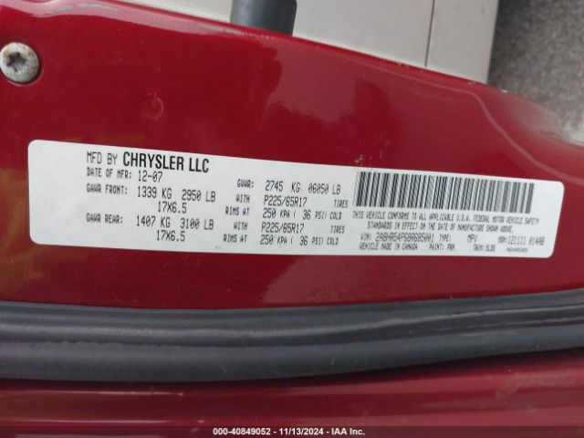 2008 CHRYSLER TOWN & COUNTRY 2A8HR54P68R685001 Photo 8
