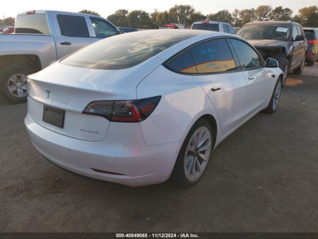 5YJ3E1EB0NF115284 Tesla Model 3 Long Range Dual Motor All-wheel Drive
