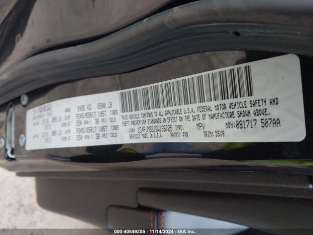 1C4PJMBS1GW139725 Jeep Cherokee Trailhawk