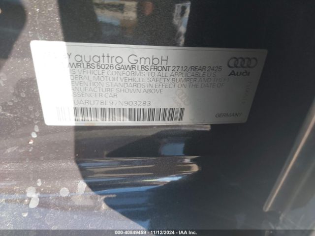 2007 AUDI RS 4 WUARU78E97N903283 Photo 8