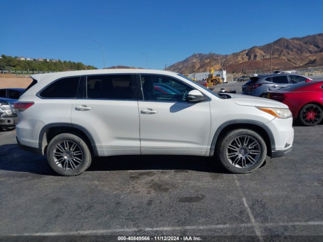 5TDZARFH9ES005370 Toyota Highlander Le