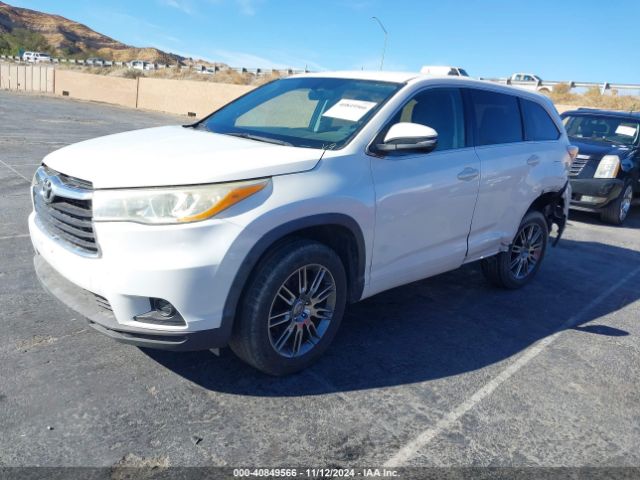 5TDZARFH9ES005370 Toyota Highlander Le