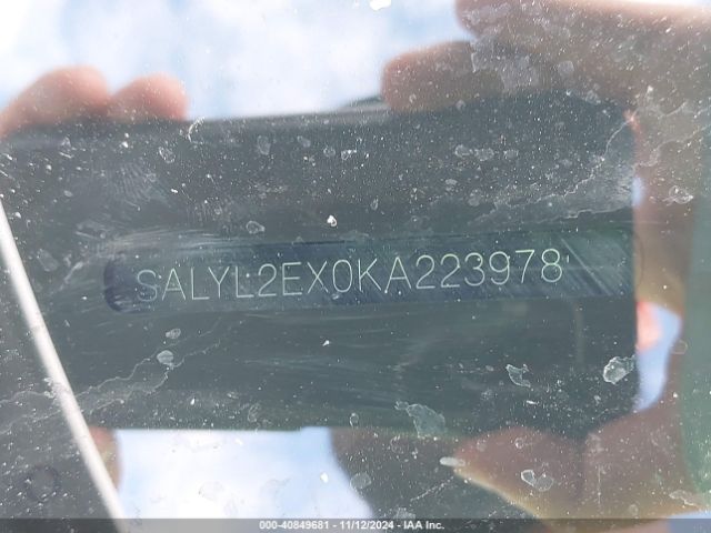 SALYL2EX0KA223978 Land Rover Range Rover Velar P250 R-dynamic Se