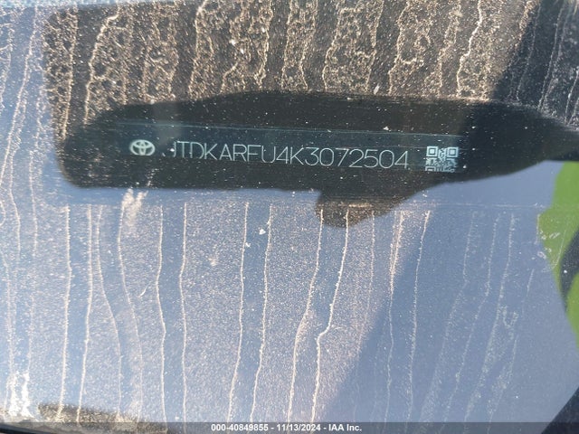 Toyota Prius Le 2019 JTDKARFU4K3072504 Image 9