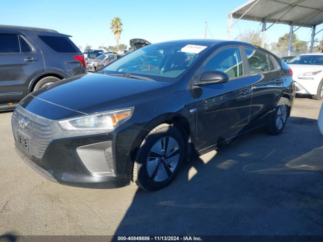 KMHC65LC3HU030544 Hyundai Ioniq Hybrid Blue