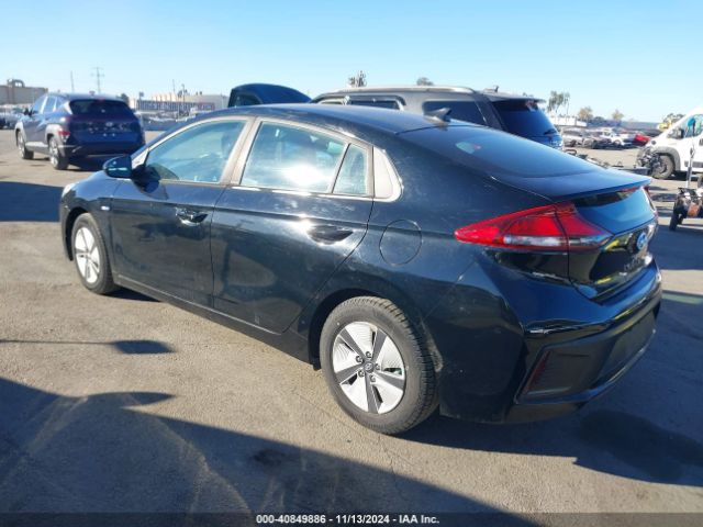 KMHC65LC3HU030544 Hyundai Ioniq Hybrid Blue