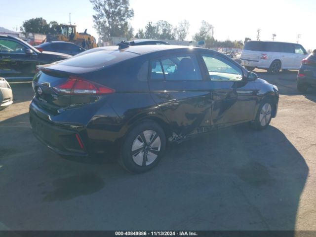 KMHC65LC3HU030544 Hyundai Ioniq Hybrid Blue