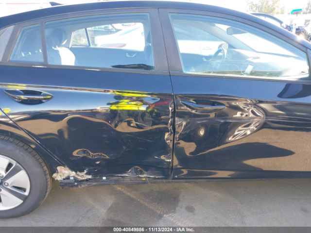 KMHC65LC3HU030544 Hyundai Ioniq Hybrid Blue
