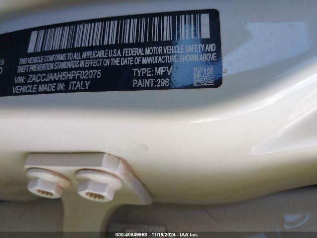 ZACCJAAH5HPF02075 Jeep Renegade Sport Fwd