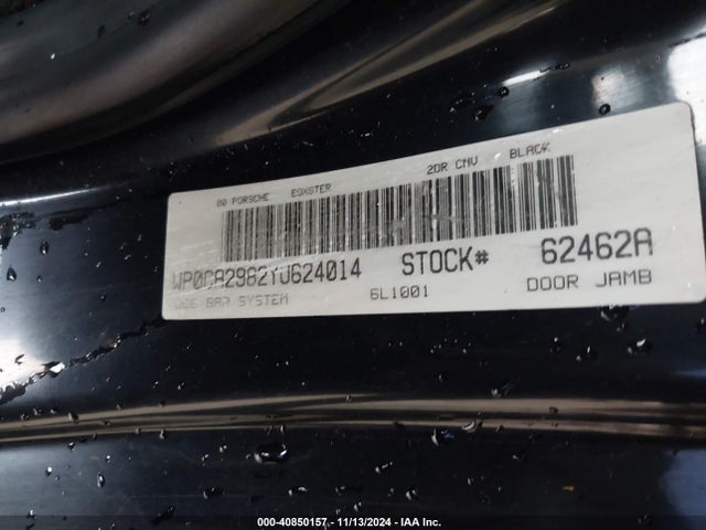 2000 PORSCHE BOXSTER WP0CA2982YU624014 Photo 8