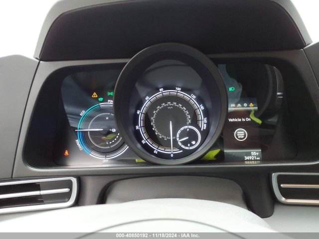 KMHLM4AJ3PU082806 Hyundai Elantra Hybrid Blue