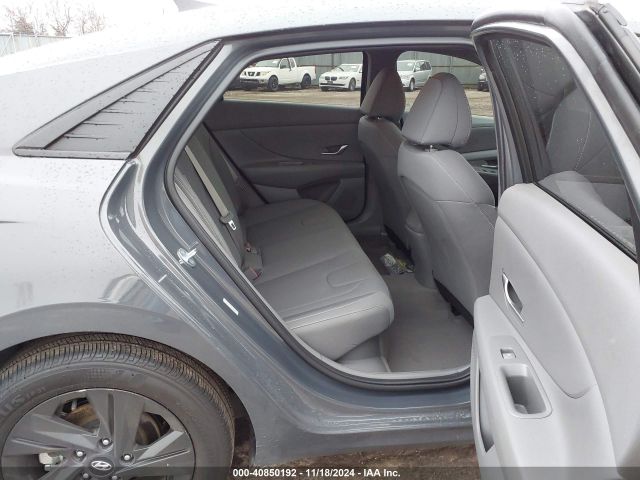 KMHLM4AJ3PU082806 Hyundai Elantra Hybrid Blue