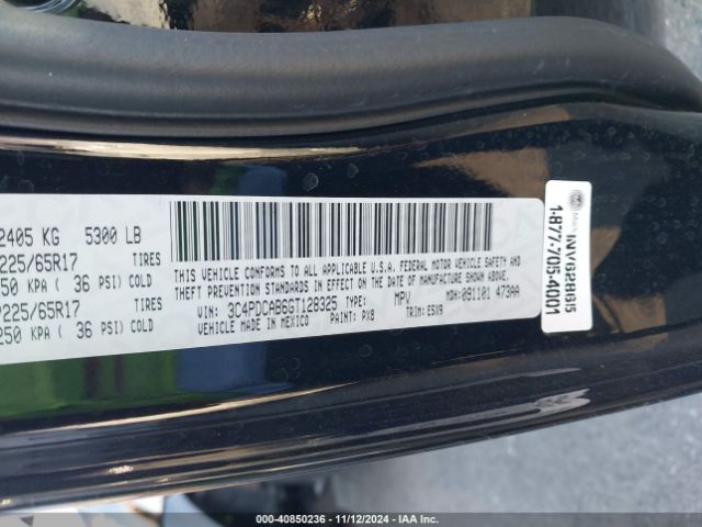 3C4PDCAB6GT128325 Dodge JOURNEY SE
