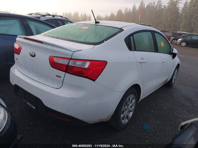 KIA RIO LX 2014 KNADM4A30E6338716 Image 4