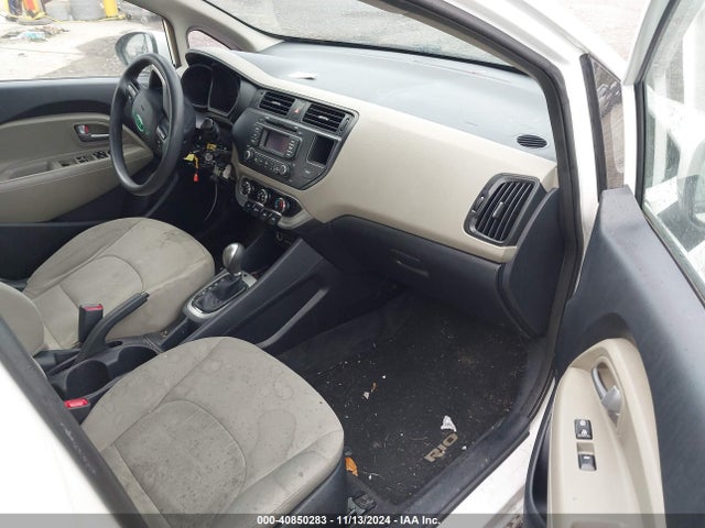 KIA RIO LX 2014 KNADM4A30E6338716 Image 5