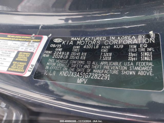 KNDJX3A51G7282291 KIA Soul !