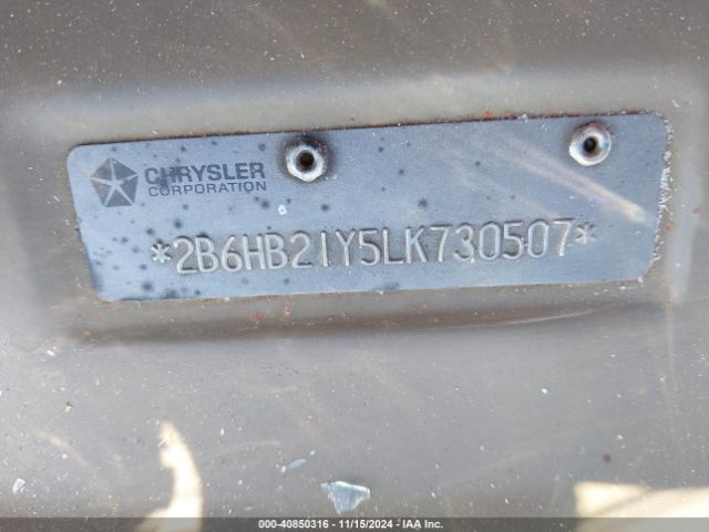 1990 DODGE RAM VAN 2B6HB21Y5LK730507 Photo 8