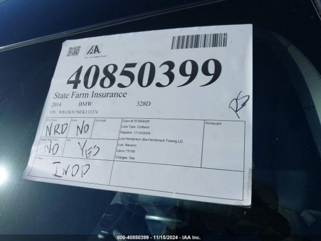 WBA3K5C56EKT33274 BMW 328d Xdrive