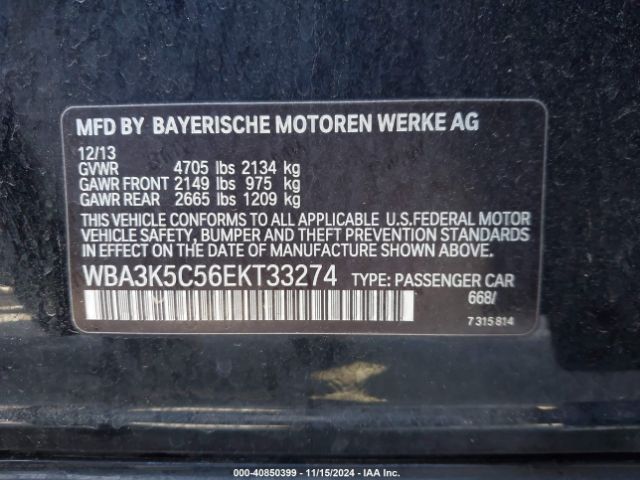 WBA3K5C56EKT33274 BMW 328d Xdrive