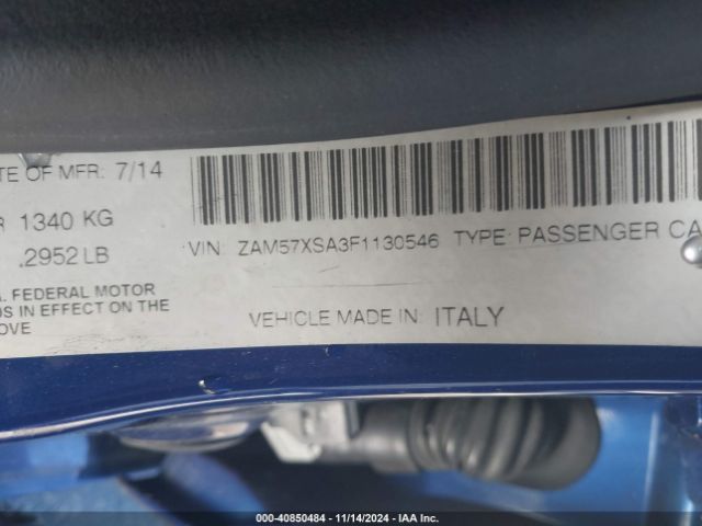 ZAM57XSA3F1130546 Maserati Ghibli