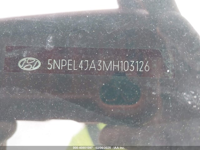 Hyundai SONATA SEL 2021 5NPEL4JA3MH103126 Image 9