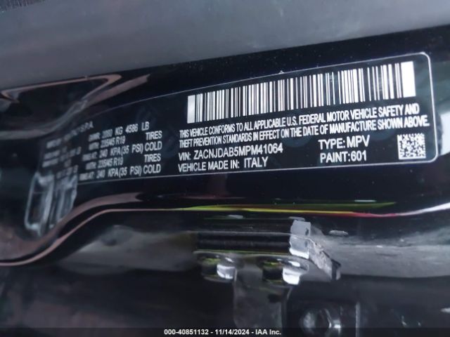 ZACNJDAB5MPM41064 Jeep Renegade Jeepster 4x4