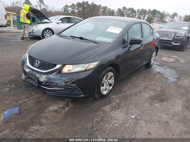 Honda Civic Lx 2014 19XFB2F54EE248396 Image 2