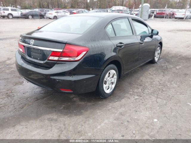 Honda Civic Lx 2014 19XFB2F54EE248396 Image 4