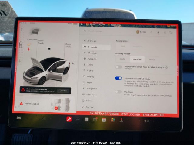 5YJ3E1EA4RF732586 Tesla Model 3 Rear-wheel Drive