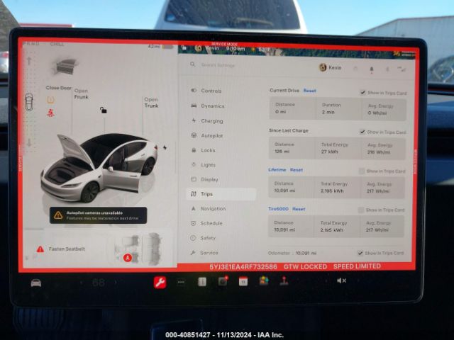5YJ3E1EA4RF732586 Tesla Model 3 Rear-wheel Drive