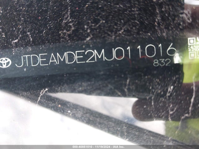 Toyota Corolla Hybrid Le 2021 JTDEAMDE2MJ011016 Image 9