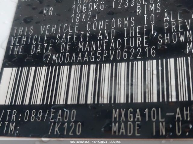 7MUDAAAG5PV062216 Toyota Corolla Cross Xle
