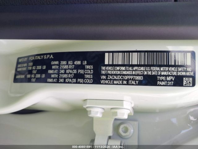 ZACNJDC10PPP70683 Jeep Renegade Trailhawk 4x4