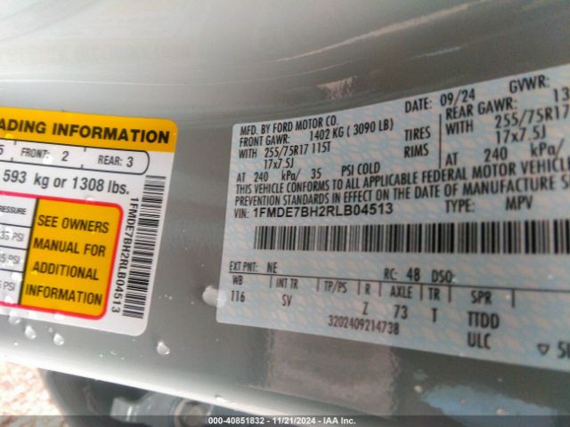 1FMDE7BH2RLB04513 Ford Bronco Big Bend