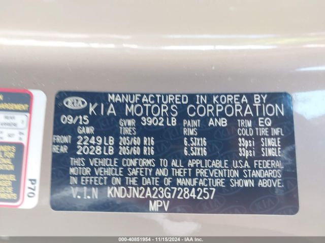 KNDJN2A23G7284257 KIA Soul