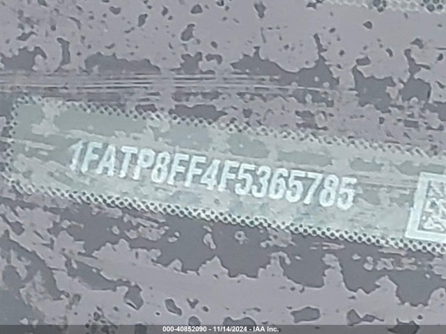 1FATP8FF4F5365785 Ford Mustang Gt Premium